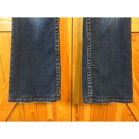 Silver Jeans Womens Size 30x34 Suki Boot Blue Denim (5799) - Picture 2 of 9